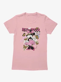 Disney Minnie Mouse Japanese Retro Womens T-Shirt Box Lunch Exclusive