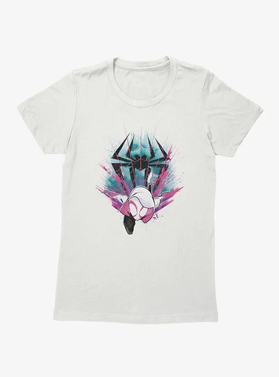 Marvel Spider-Gwen Splatter Womens T-Shirt Box Lunch Exclusive