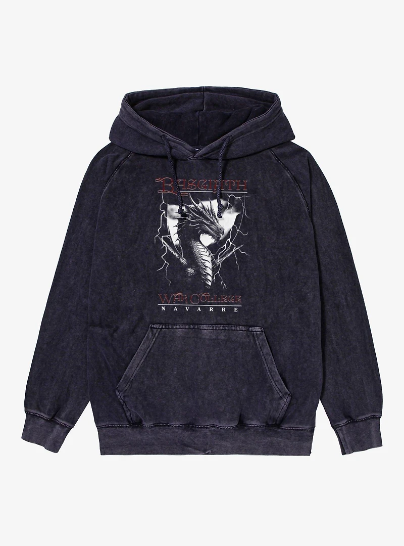 Fourth Wing Basgiath Dragon Mineral Wash Hoodie