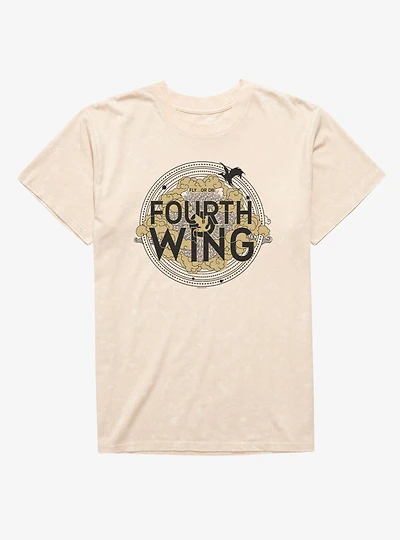 Fourth Wing Logo Mineral Wash T-Shirt