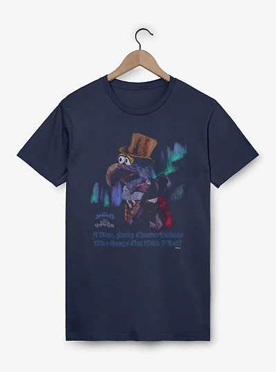 Disney The Muppets Christmas Carol Gonzo & Rizzo Charles Dickens T-Shirt