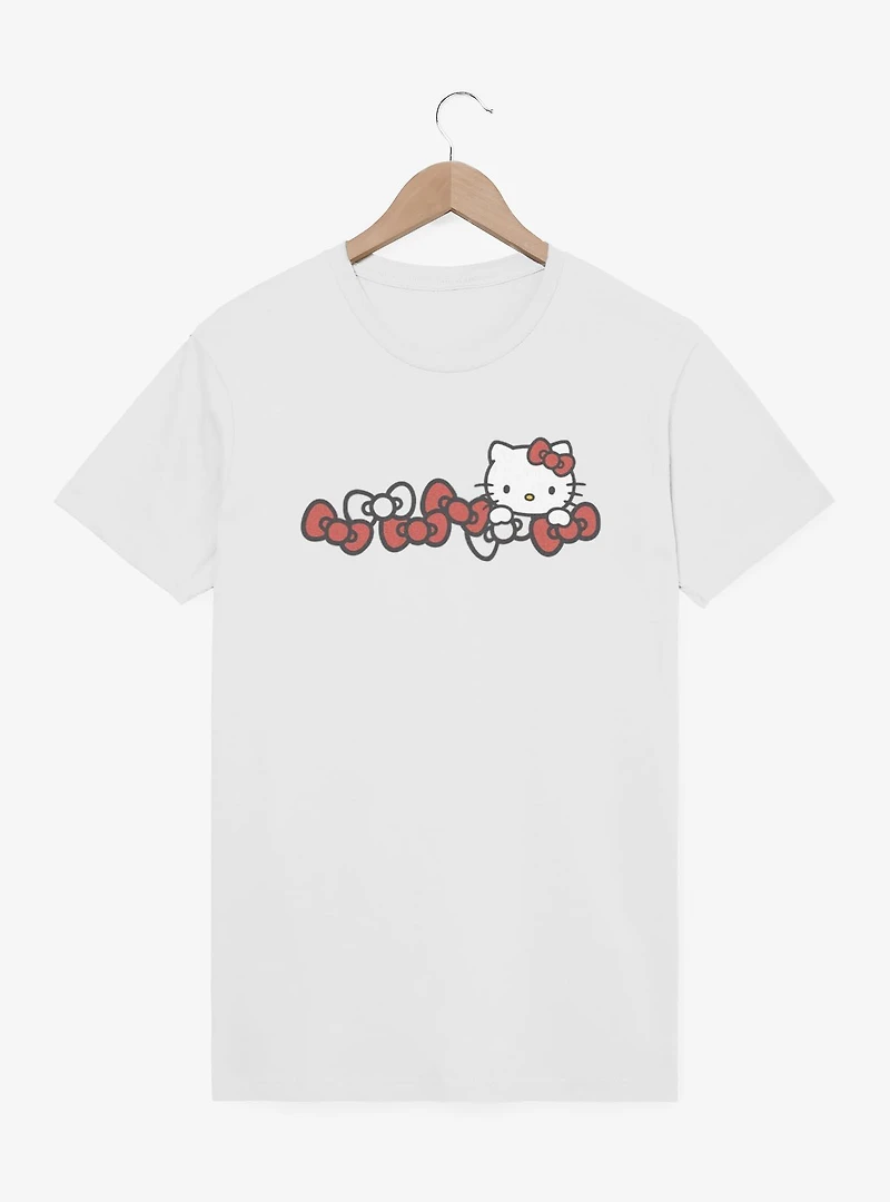 Hello Kitty Red And White Bows T-Shirt
