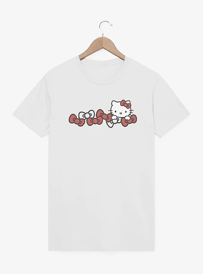 Hello Kitty Red And White Bows T-Shirt