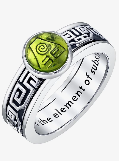 Avatar The Last Airbender X RockLove Earthbender Spinner Ring