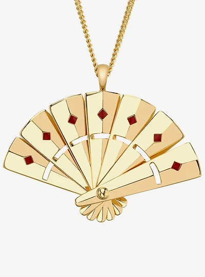 Avatar The Last Airbender X RockLove Kyoshi Warrior Fan Necklace