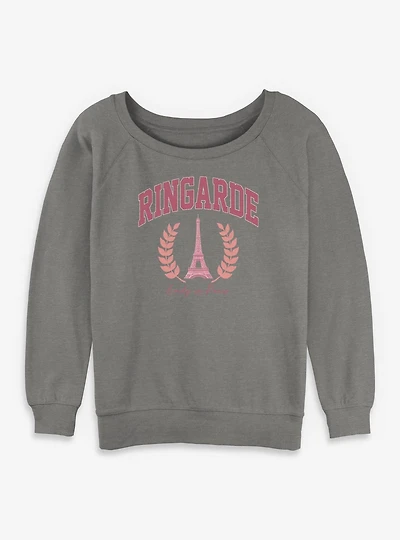Emily Paris Ringarde Collegiate Womens Slouchy Sweatshirt