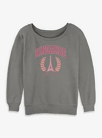 Emily Paris Ringarde Collegiate Womens Slouchy Sweatshirt