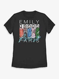 Emily Paris Fashion Sketch Womens T-Shirt