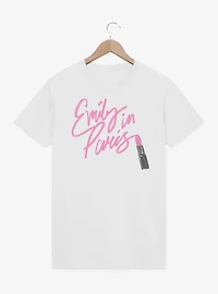Emily Paris Lipstick Logo T-Shirt
