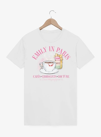Emily Paris Cafe Croissants Couture T-Shirt