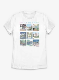 Emily Paris Illustrations Womens T-Shirt