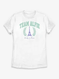 Emily Paris Team Alfie Collegiate Womens T-Shirt