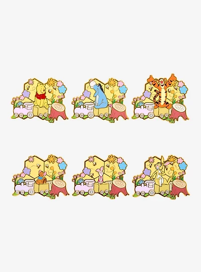 Disney Winnie the Pooh Honeycomb Characters Blind Box Enamel Pin - BoxLunch Exclusive