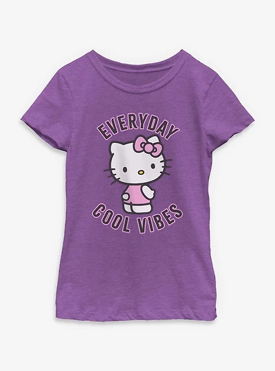 Hello Kitty Everyday Cool Vibes Youth Girls T-Shirt