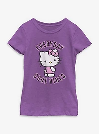 Hello Kitty Everyday Cool Vibes Youth Girls T-Shirt