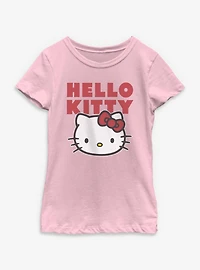 Hello Kitty Face Youth Girls T-Shirt