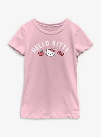 Hello Kitty Apple Bow Youth Girls T-Shirt