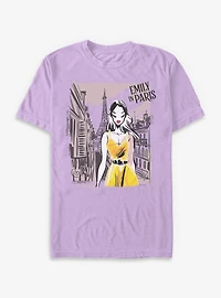 Emily Paris Eiffel Tower Street Sketch Garment Dye T-Shirt