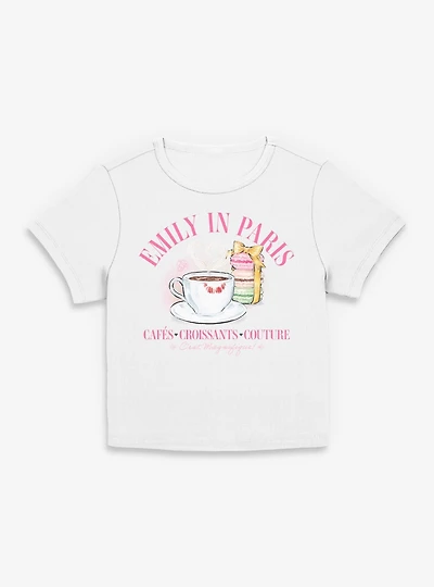 Emily Paris Cafe Croissants Couture Womens Baby T-Shirt