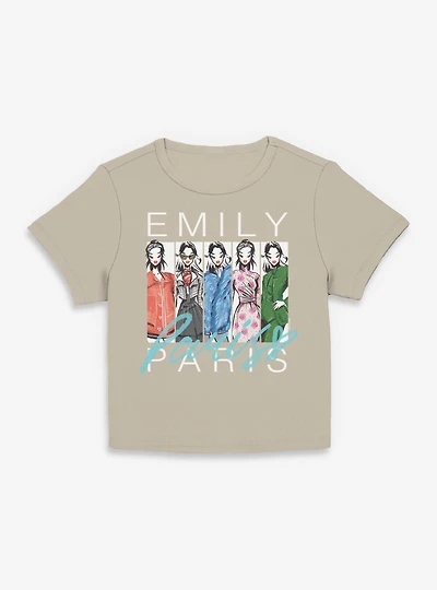 Emily Paris Fashion Sketch Womens Baby T-Shirt