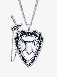 Dungeons and Dragons X RockLove Fighter Sword and Shield Necklace