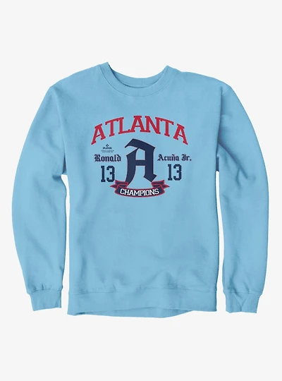 MLB Atlanta Braves Ronald Acuna Jr. Arch Champion Sweatshirt