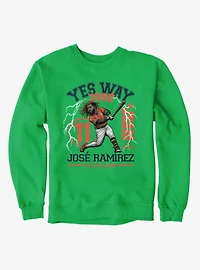 MLB Cleveland Guardians Jose Ramirez Yes Way JRam Sweatshirt