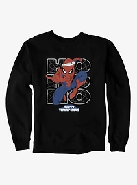 Marvel Spider-Man Ho-Ho-Ho Happy Thwip-Mas Sweatshirt