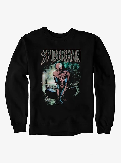Marvel Spider-Man Vintage Grunge Croutch Sweatshirt