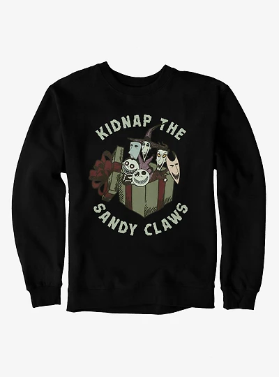 Disney Nightmare Before Christmas Kidnap Sandy Claus Gift Sweatshirt