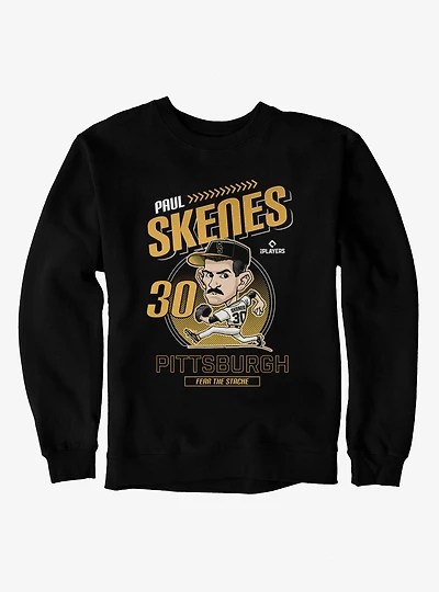 MLB Pittsburgh Pirates Paul Skenes Fear The Stache Caricature Sweatshirt