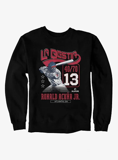 MLB Atlanta Braves Ronald Acuna Jr. La Bestia Sweatshirt
