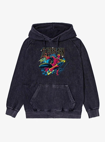 Marvel Spider-Man Racing Thwip Mineral Wash Hoodie