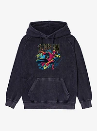 Marvel Spider-Man Racing Thwip Mineral Wash Hoodie