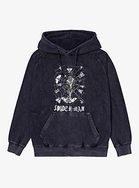 Marvel Spider-Man Butterfly Web Mineral Wash Hoodie