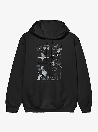 Disney Nightmare Before Christmas Iconic Characters Collage Hoodie
