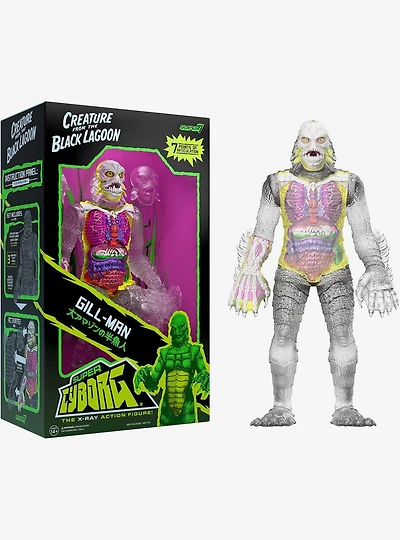 Super7 Universal Monsters Super Cyborg Creature from the Black Lagoon (Clear) Figure