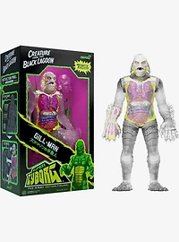 Super7 Universal Monsters Super Cyborg Creature from the Black Lagoon (Clear) Figure