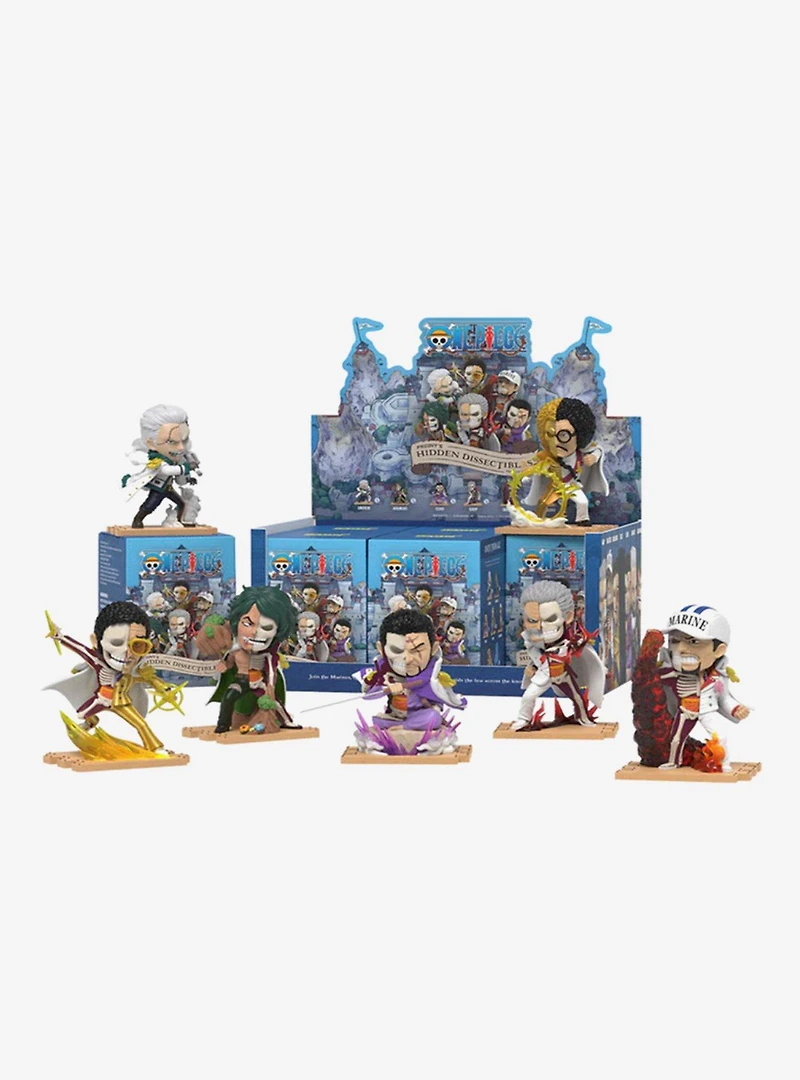 Mighty Jaxx One Piece Freeny's Hidden Dissectibles: One Piece Marines Edition Blind Box Figure