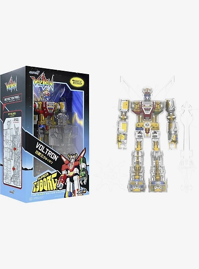 Super7 Voltron: Defender of the Universe Super Cyborg Voltron (Clear Ver.) Action Figure