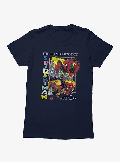 Marvel Spider-Man Friendly Neighborhood Womens T-Shirt