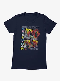 Marvel Spider-Man Friendly Neighborhood Womens T-Shirt