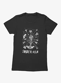 Marvel Spider-Man Butterfly Web Womens T-Shirt