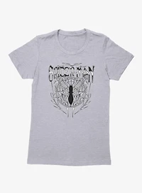 Marvel Spider-Man Metal Style Tattoo Womens T-Shirt