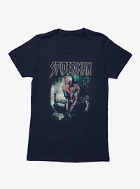 Marvel Spider-Man Vintage Grunge Croutch Womens T-Shirt