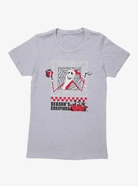 Disney Nightmare Before Christmas Santa Jack Seasons Creepings Womens T-Shirt