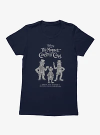 Disney The Muppets Christmas Carol Not Suited For Literature Kermit Gonzo Rizzo Womens T-Shirt