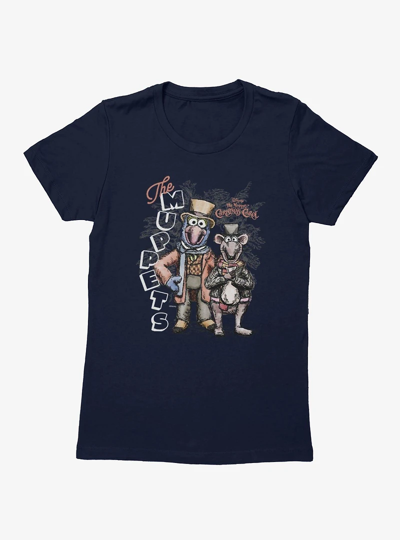 Disney The Muppets Christmas Carol Gonzo And Rizzo Womens T-Shirt