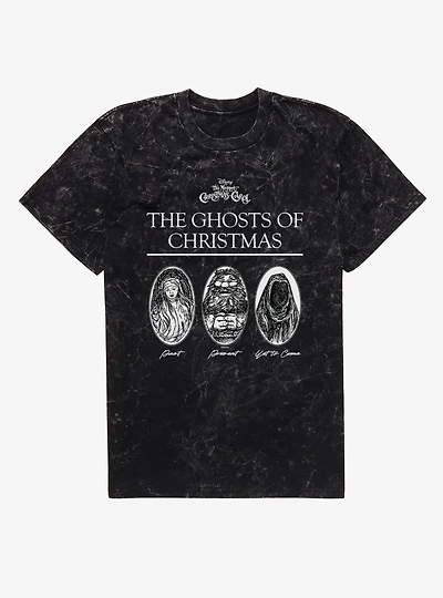 Disney The Muppets Christmas Carol Ghosts Of Mineral Wash T-Shirt BoxLunch Exclusive