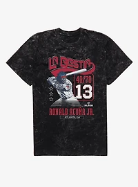 MLB Atlanta Braves Ronald Acuna Jr. La Bestia Mineral Wash T-Shirt